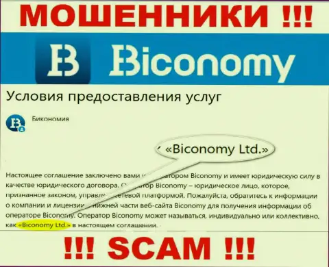 Юридическое лицо, управляющее мошенниками Бикономи Ком - это Biconomy Ltd