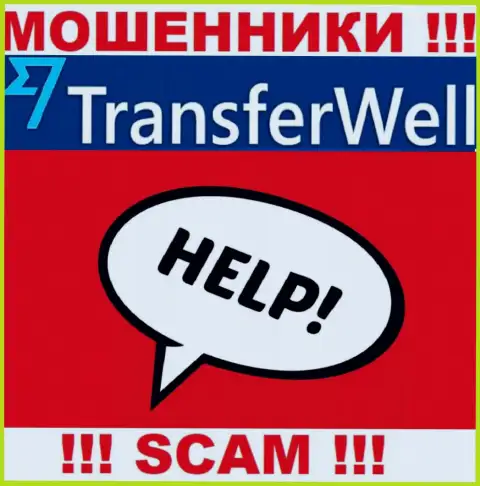 Если вдруг Вас обокрали в дилинговой конторе TransferWell, не опускайте руки - боритесь