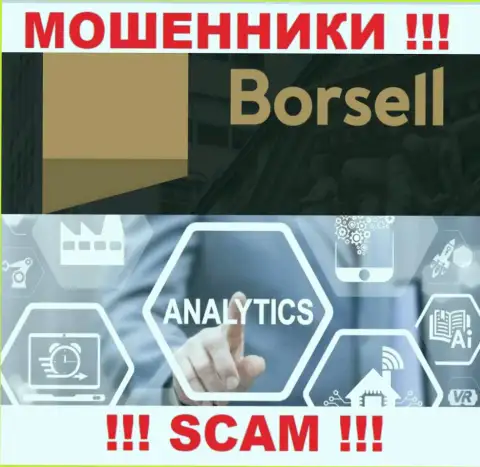 Мошенники Borsell, прокручивая делишки в сфере Аналитика, оставляют без средств клиентов