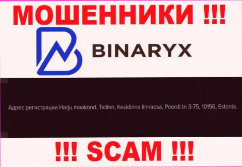 Не ведитесь на то, что Binaryx находятся по тому адресу, который представили на своем сайте