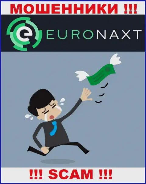 Обещание получить заработок, сотрудничая с брокером EuroNaxt Com - это РАЗВОД !!! БУДЬТЕ ВЕСЬМА ВНИМАТЕЛЬНЫ ОНИ МОШЕННИКИ