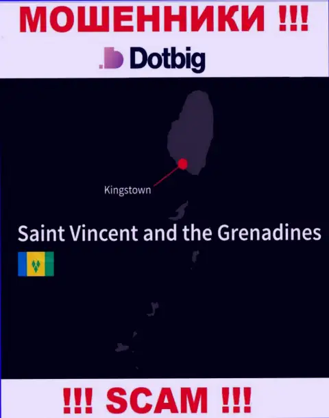 DotBig имеют оффшорную регистрацию: Kingstown, St. Vincent and the Grenadines - осторожно, кидалы