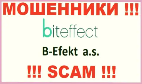 Bit Effect - это ВОРЫ !!! Б-Эфект а.с. - это контора, владеющая данным лохотронным проектом