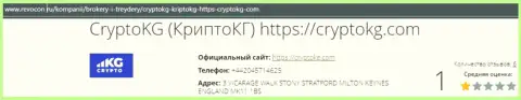 Подробный обзор CryptoKG Com, отзывы клиентов и факты жульничества