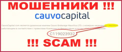 Ворюги Cauvo Capital искусно дурачат наивных клиентов, хотя и показали свою лицензию на сайте